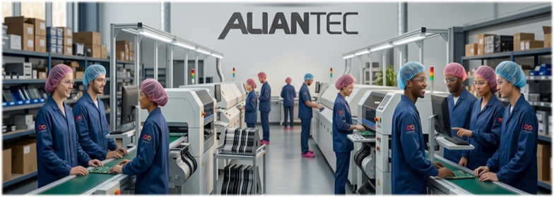 Línea de manufactura SMT y THT ALIANTEC